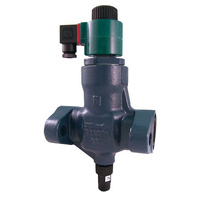 Solenoid Valve with Strainer and Flanges