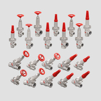 Stainless Steel Angle Stop Valve with Long Neck and Handwheel