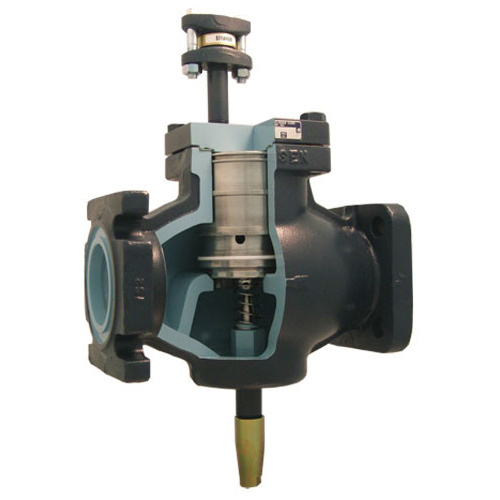 100mm Self-Equalizing Gas-Powered, Two-Step Suction Stop Valve with SW Flanges