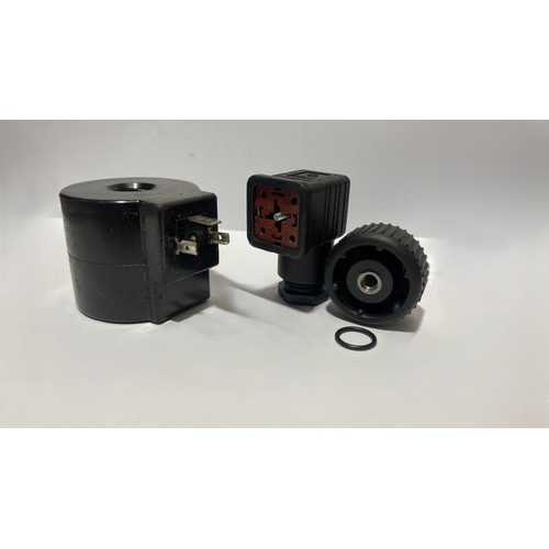 24VDC Plug in Solenoid Coil with DIN Socket