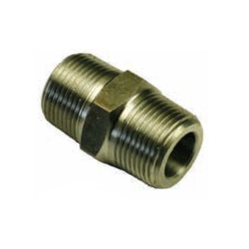 1/4" NPT Hexagon Nipple, Black Finish